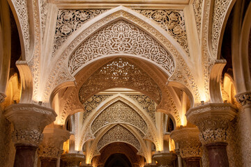 Interior of the Mosque of Cordoba, Spain - obrazy, fototapety, plakaty