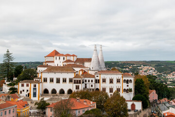 View of the city of Sintra, Portugal
