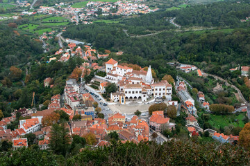 Fototapeta na wymiar Panoramic view of Sintra, Portugal
