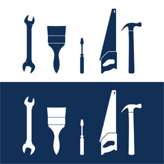 handyman logo vector icon illustration template