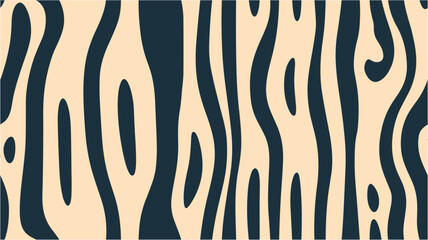 Safari collection. The skin of a zebra. African abstract animal color in a line. Vertical geometric shapes. Illustration. Zebra pattern. Line pattern. Background brush pattern. Seamless. © Yan