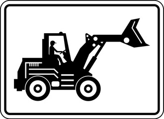 Construction Area Sign Caution