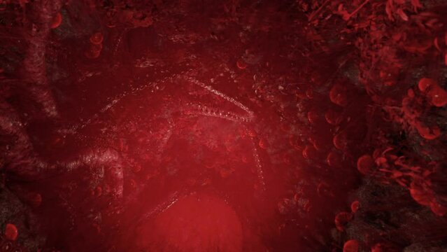 Voodoo Horror with red tentakles