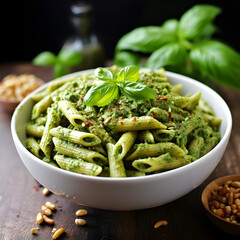 the best Italian Pasta al pesto