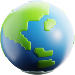 Earth 3D Illustration © kreevstock
