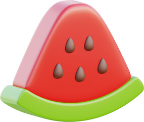 Watermelon 3D Illustration