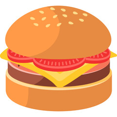 Burger Illustration Vector