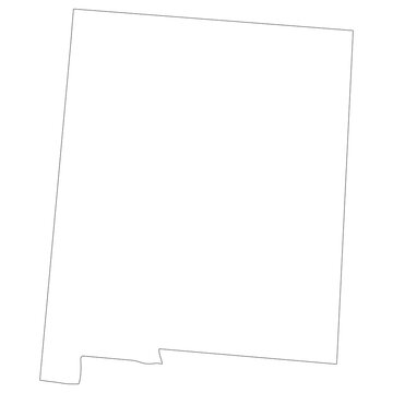 recommend clip art: New Mexico state map. Map of the U.S. state of New Mexico.