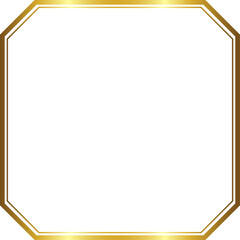 Square Emerald Shape Gold picture frame luxury golden frame gold border Golden vector framework banner decoration decorative element template isolated background frame picture wedding frames 