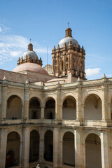 Fototapeta premium Interior view of the former convent of Santo Domingo, in the center of Oaxaca de Juarez City. 