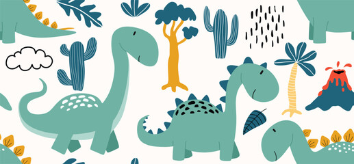 cute dinosaur pattern, dino pattern, cute dinosaur, dinosaur seamless pattern.