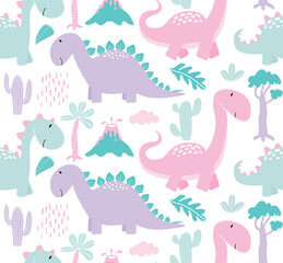 cute dinosaur pattern, dino pattern, cute dinosaur, dinosaur seamless pattern.