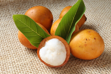 Achachairu exotic tropical fruit, fresh ready to eat.