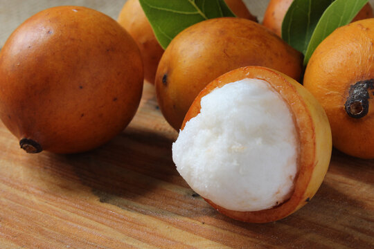 Achachairu exotic tropical fruit, fresh ready to eat.
