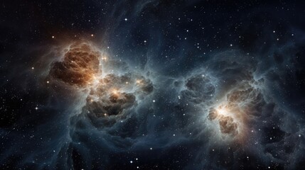 Two s of stars that seem to be dancing around each other, creating a breathtaking display of cosmic romance.