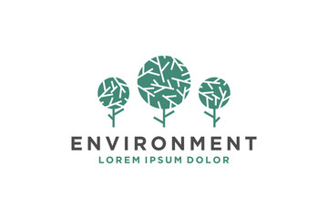 Plant tree nature logo design environment beauty park outdoor element.