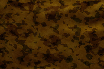 Camouflage nylon twill texture background.