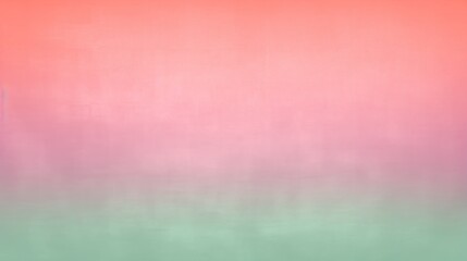 Abstract Smooth Gradient ombre Between Plum Purple, Mint Green, Salmon colors, Rough, grain, noise, grungy texture, background