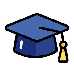 graduation hat icon