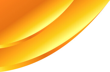 Orange corner. Corner design element