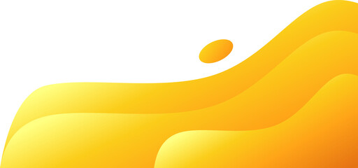 Orange corner. Corner design element