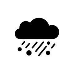 Hail icon flat vector template design trendy