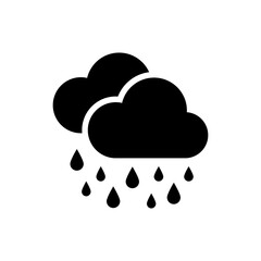 Rainy day icon flat vector template design trendy