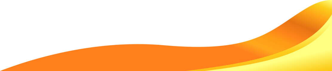 Orange corner. Corner design element