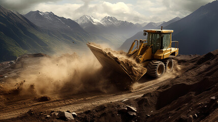 Majestic Bulldozer Sculpting Nature's Forest's and the Rich of Earth, Unveiling the Secrets of the...