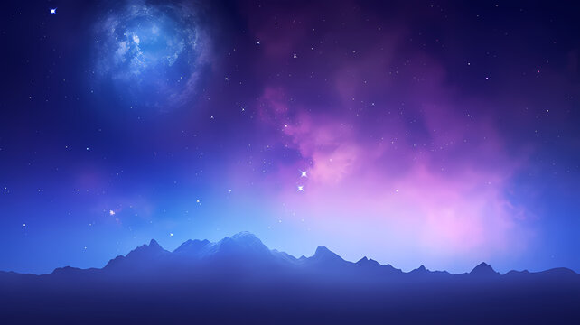 space galaxy nebula gradient art concept for a background or wallpaper © Artistic Visions