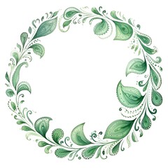 Green plant frame
