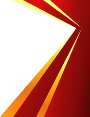 Red gold frame. Frame design element