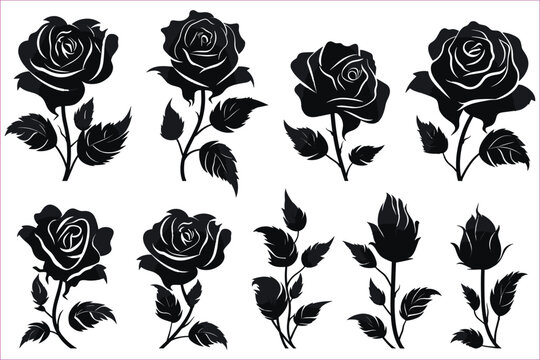 Premium AI Image  Black flowers background Dark graphite floral pattern  Captivating Beauty Enigmatic Black Flowers