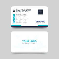 Fototapeta na wymiar Medical Business Card Template Healthcare Business Card Design