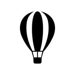 Air balloon icon trendy design template. Travel vector aerostate symbol illustration.