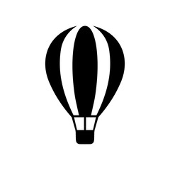 Air balloon icon trendy design template. Travel vector aerostate symbol illustration.