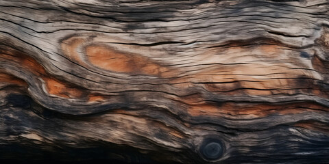 Abstract old wood texture in warm light