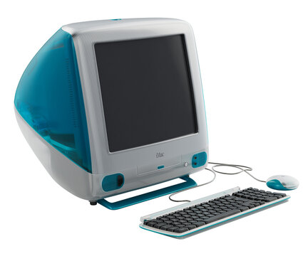 Apple iMac G3 retro Macintosh personal computer - transparent PNG