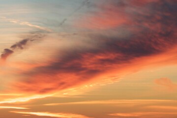Fototapeta premium sunset in the sky