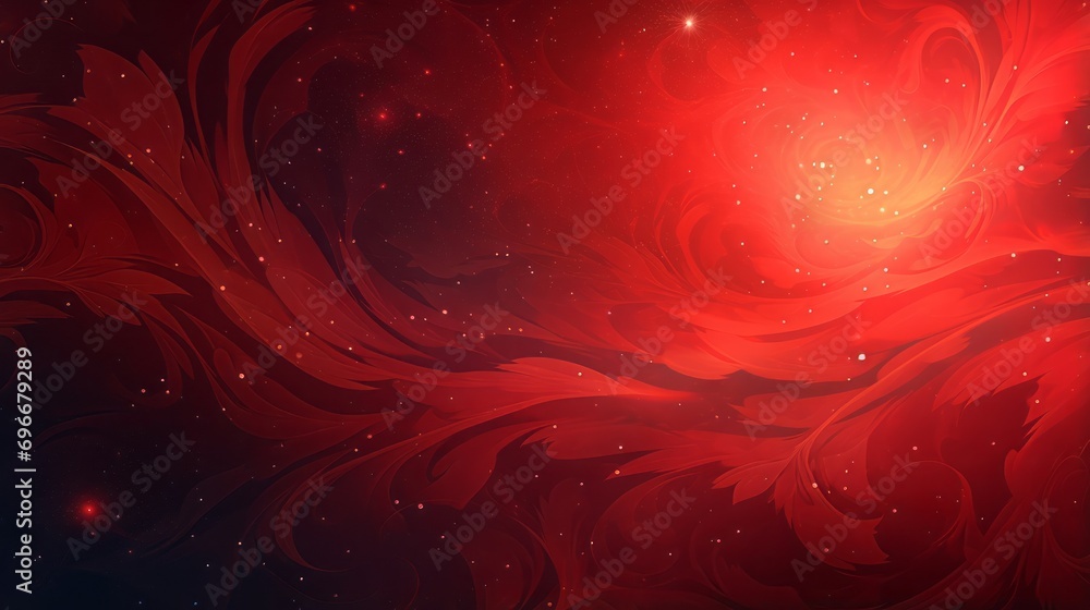 Aufkleber an abstract celestial background with swirling patterns