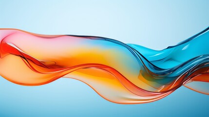 Abstract Liquid Motion  Liquid motion effect in a gradient background