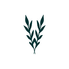 plant set with green color design