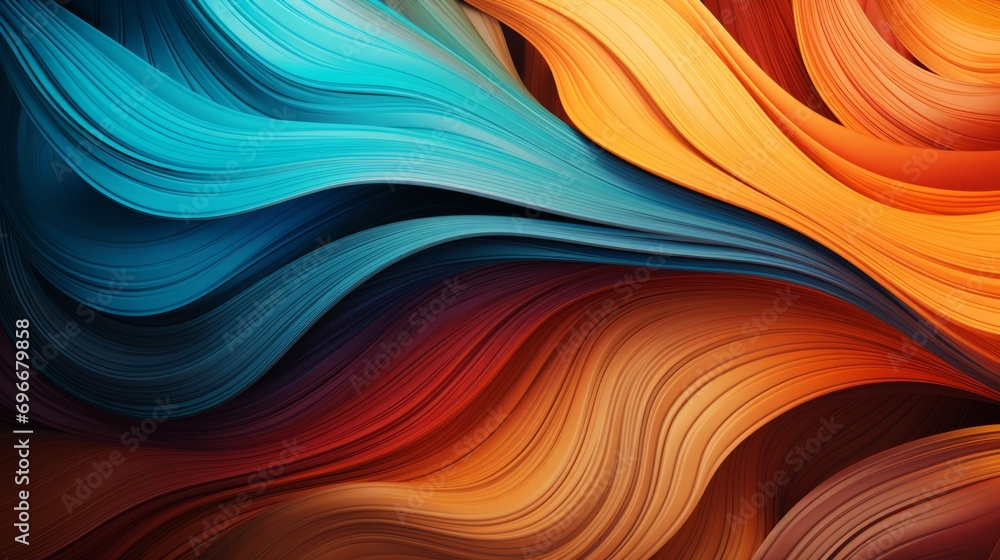 Poster abstract swirls of colors creating an eye catching textured backdrop