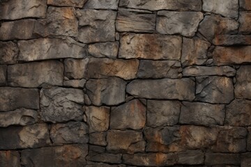 Background of stone wall texture. Abstract background of stone wall texture, Capture the medieval texture background in nature, AI Generated
