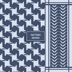 palestinian khefiyeh or scarf pattern design vector