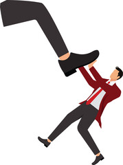 Physical Pressure, Debt, Over-Burdened, Physical Pressure, Businessman