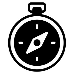 Travel compass illustration