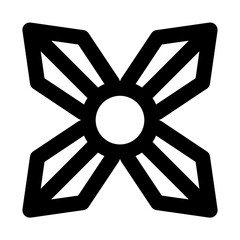 Shuriken Line UI Icon