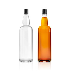 a bottle of alcohol, transparent background