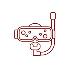 travel equipment diving goggles